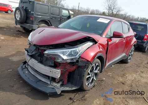 2018 Toyota C-Hr Xle z USA, uszkodzony, nr VIN NMTKHMBX8JR006774